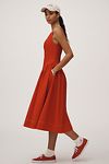 Thumbnail View 1: By Anthropologie High-Neck Seamed Midi Dress