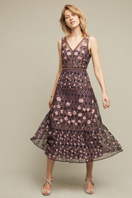 dress anthropologie midi tulle tansey moulinette shopstyle api gemerkt von