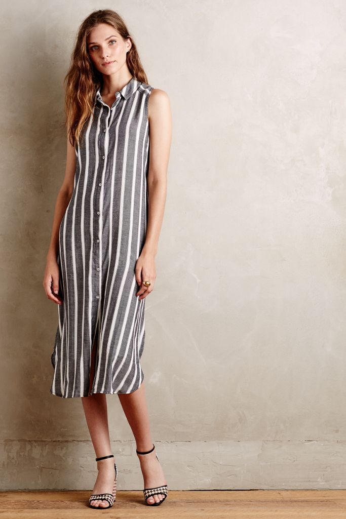 Sleeveless Buttondown Dress Anthropologie