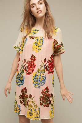 anthropologie maeve floral dress