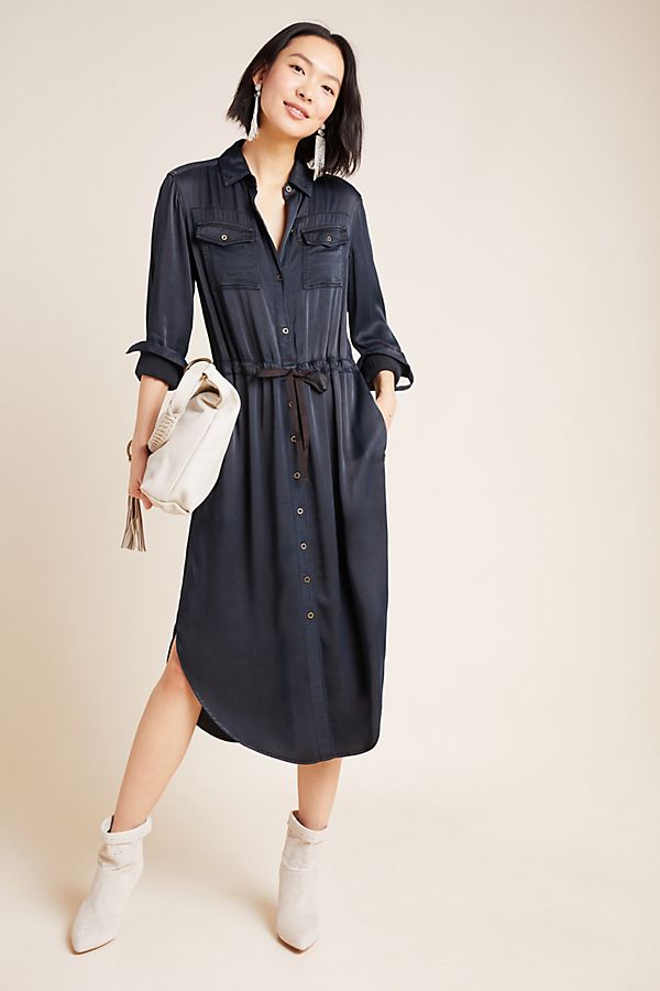 Slide View: 1: Faiza Utility Shirtdress