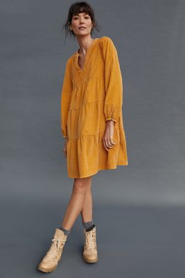 corduroy tunic dress