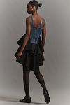 Thumbnail View 2: Pilcro Sleeveless Denim Bodice Tiered Mini Dress