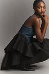 Thumbnail View 4: Pilcro Sleeveless Denim Bodice Tiered Mini Dress