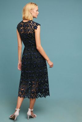 nightingales lace detail dress