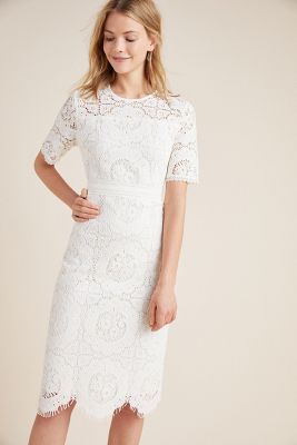 shoshanna chantae lace midi dress