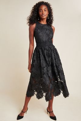 shoshanna chantae lace midi dress