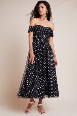 shoshanna one shoulder dress