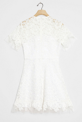 shoshanna sora lace mini dress