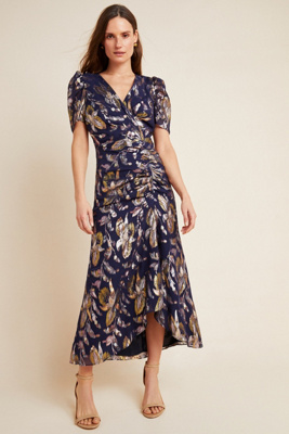 Shoshanna Chloe Petite Midi Dress | Anthropologie