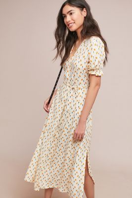 faithfull the brand hana wrap dress