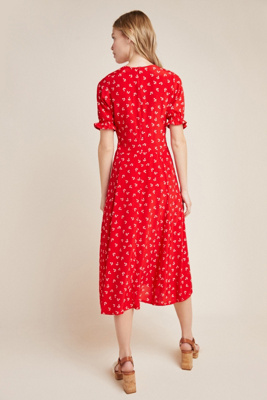 faithfull jeanne midi dress