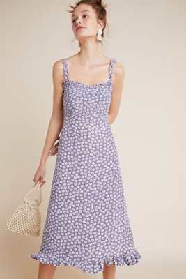 faithfull noemie floral midi dress