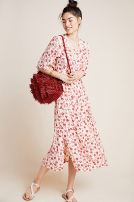 faithfull the brand rivera midi dress