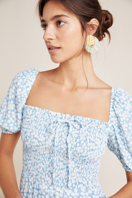 faithfull bella floral midi dress