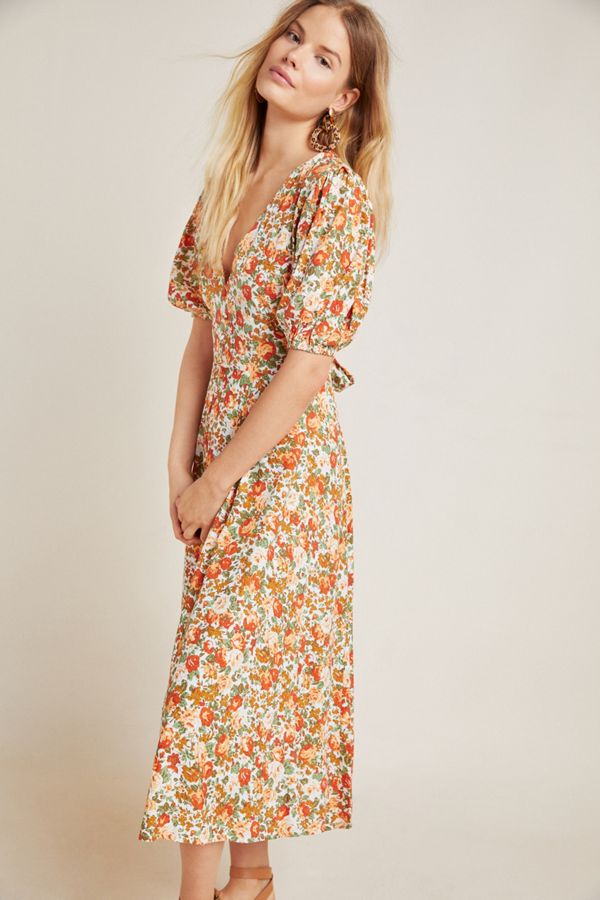 Faithfull Delia Midi Dress | Anthropologie