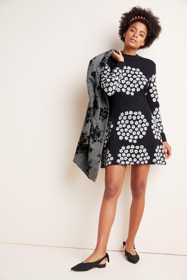 Marimekko Vuolas Wool Mini Dress Anthropologie