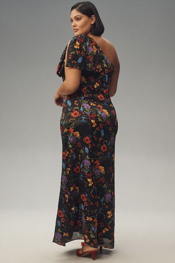 Slide View: 3: Sachin & Babi Chelsea One-Shoulder Bow Gown