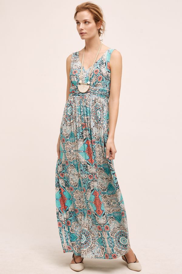 Medallion Maxi Dress | Anthropologie