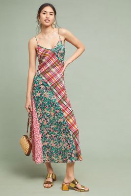 anthropologie slip dress