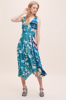 teal wrap dress uk