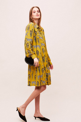 leopard print shirt dress uk