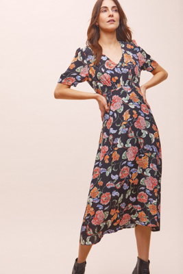 flower midi dress uk