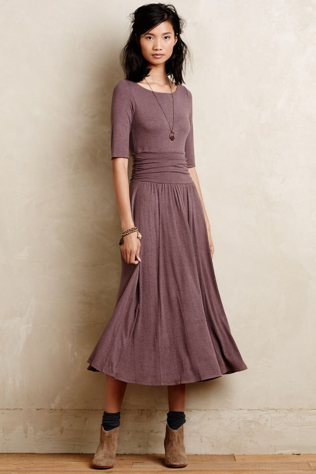 Jersey Midi Dress Anthropologie