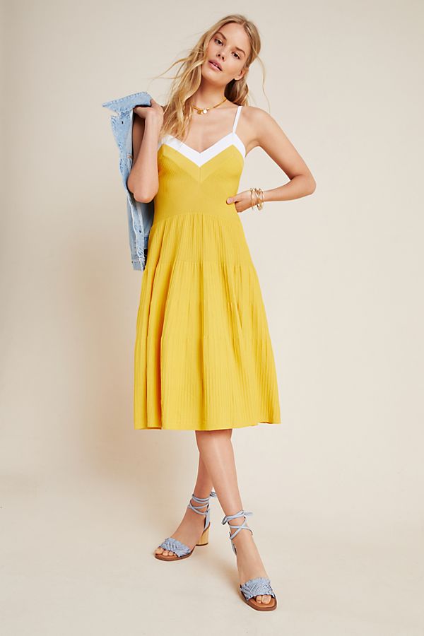 Slide View: 2: Jolie Tiered Knit Mini Dress