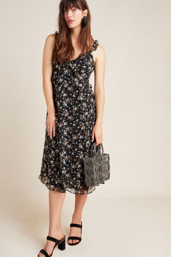 Cecile Ruffled Floral Dress | Anthropologie