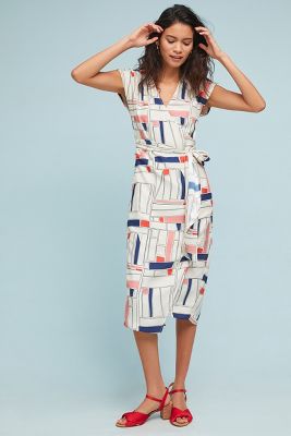 anthropologie silk dress