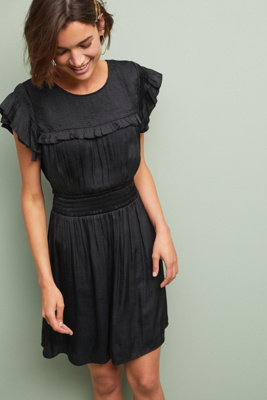 anthropologie black dress