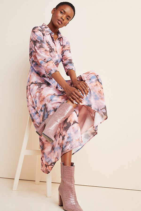 Slide View: 1: Cora Maxi Shirtdress