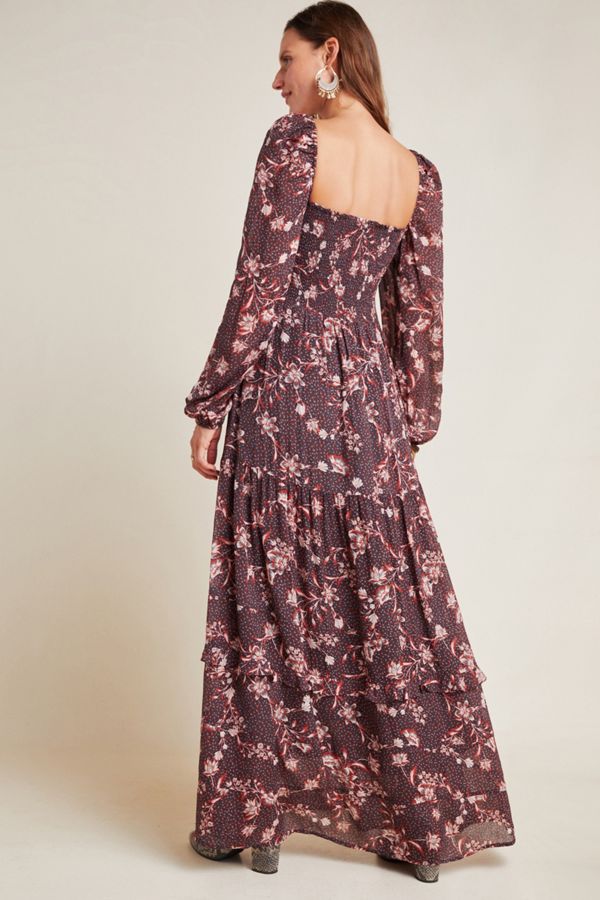 Stratton Smocked Maxi Dress | Anthropologie