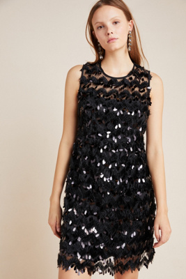 Priscilla Textured Mini Dress | Anthropologie