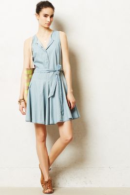 anthropologie denim dress