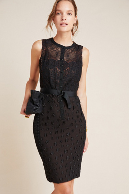 lace sheath dress