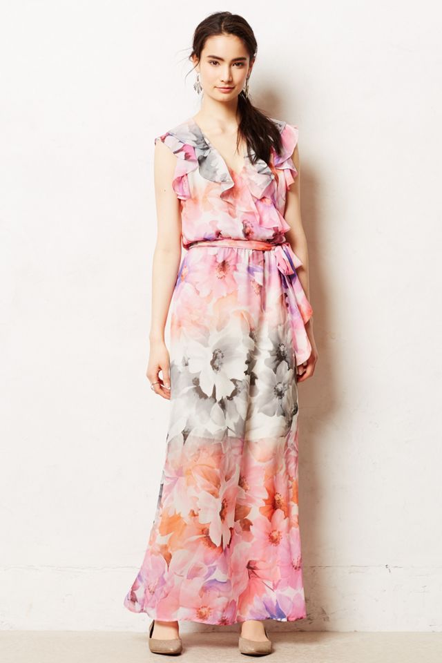 Easel Flora Maxi Dress Anthropologie