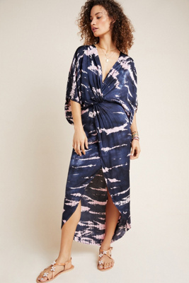 tie dye maxi dress