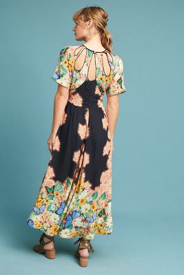 anthropologie butterfly dress