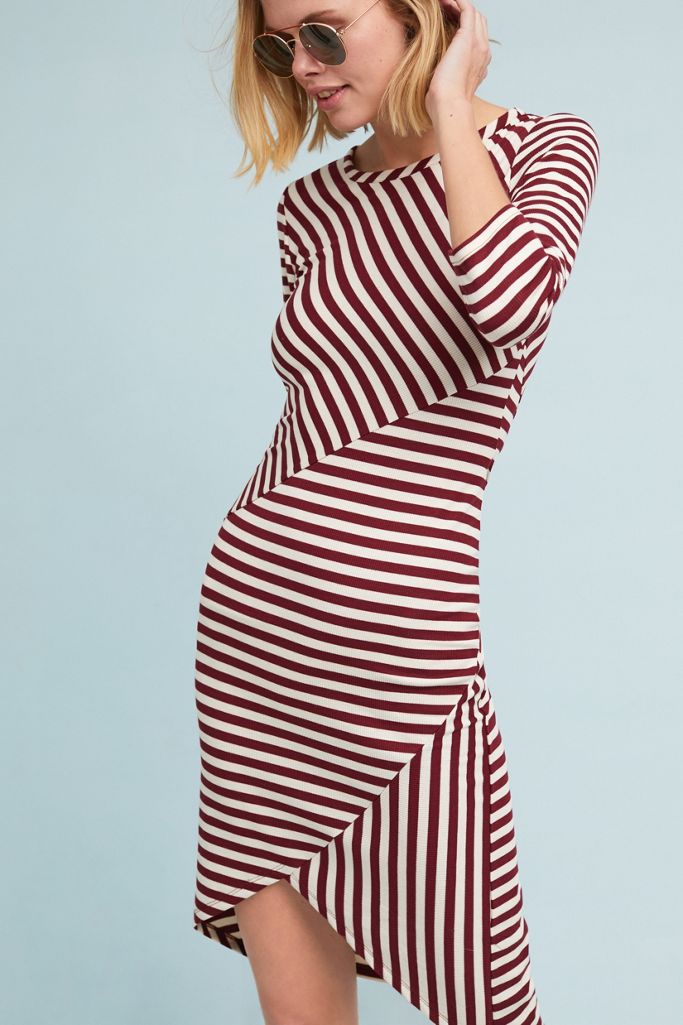 Striped Midi Dress Anthropologie