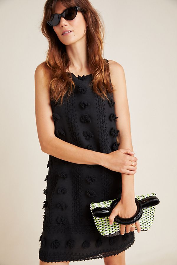 Slide View: 1: Mischa Embroidered Shift Dress