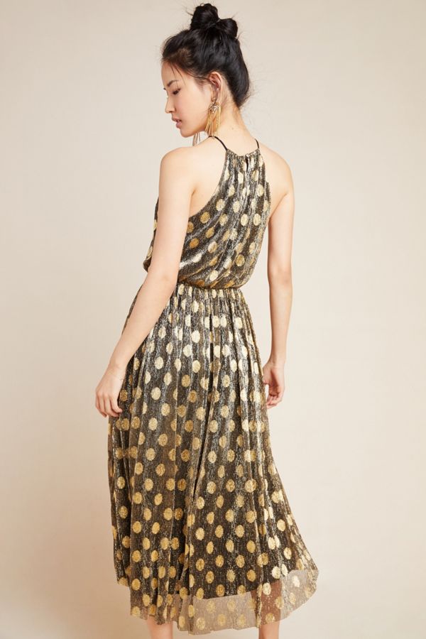 Confetti Halter Midi Dress Anthropologie UK