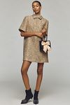 Thumbnail View 1: Sunday in Brooklyn Textured Shine Mini Shirt Dress