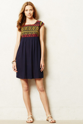 anthropologie swing dress