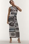 Thumbnail View 1: AFRM Short-Sleeve Slim Mesh Maxi Dress