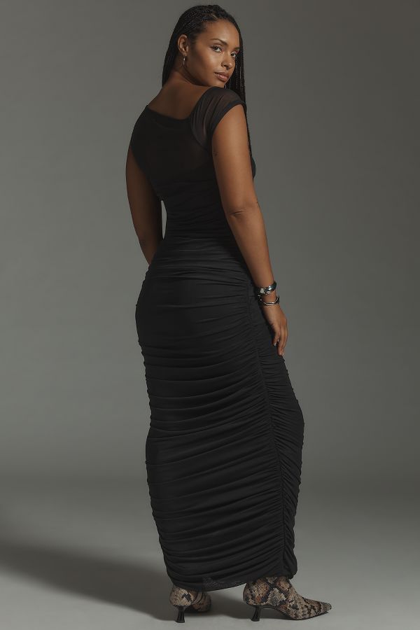 Slide View: 2: AFRM Biona Mesh Maxi Dress