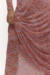 Thumbnail View 4: AFRM Paola Long-Sleeve Crew Neck Maxi Dress