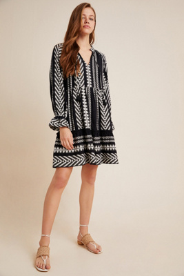 anthropologie tunic dress