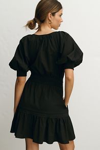 Slide View: 2: The Somerset Mini Dress: Puff-Sleeve Edition